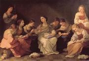 Guido Reni The Girlhood of the Virgin Mary Sweden oil painting artist